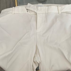 White dress pants